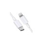 Καλώδιο Lightning Ezra Type C PD20w White -2m