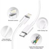 Καλώδιο Lightning Ezra Type C PD20w White -2m