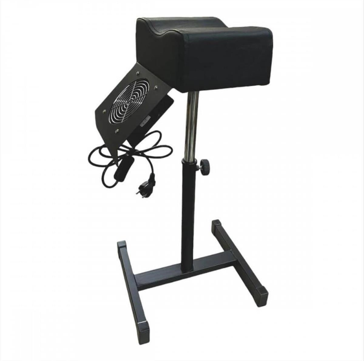 White Pedicure Footrest with Dust Extractor