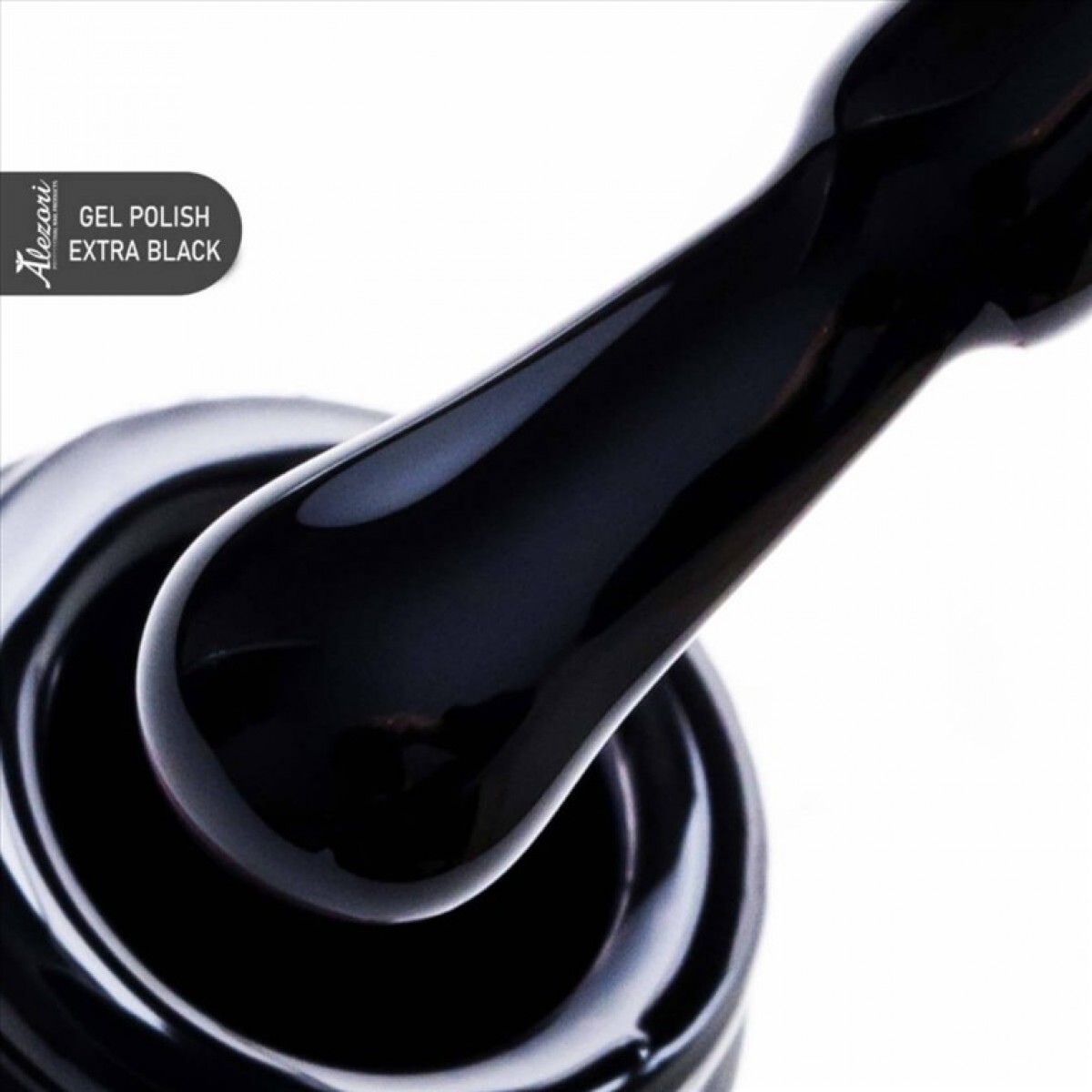 Alezori Semi-Permanent Gel Polish Extra Black 15ml