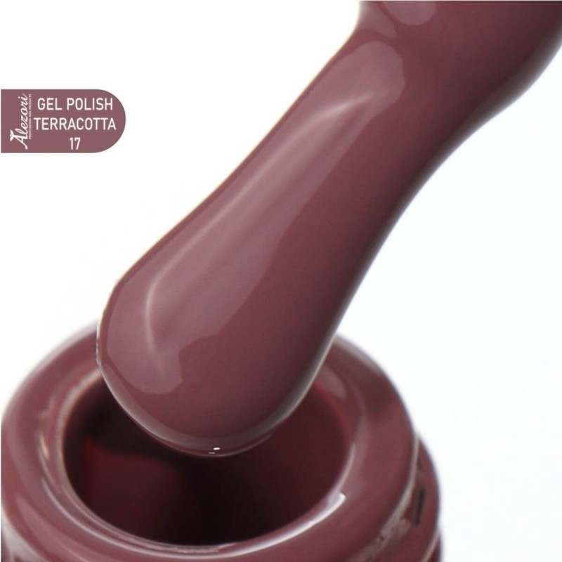 Alezori Semi-Permanent Gel Polish 17 Terracotta 15ml