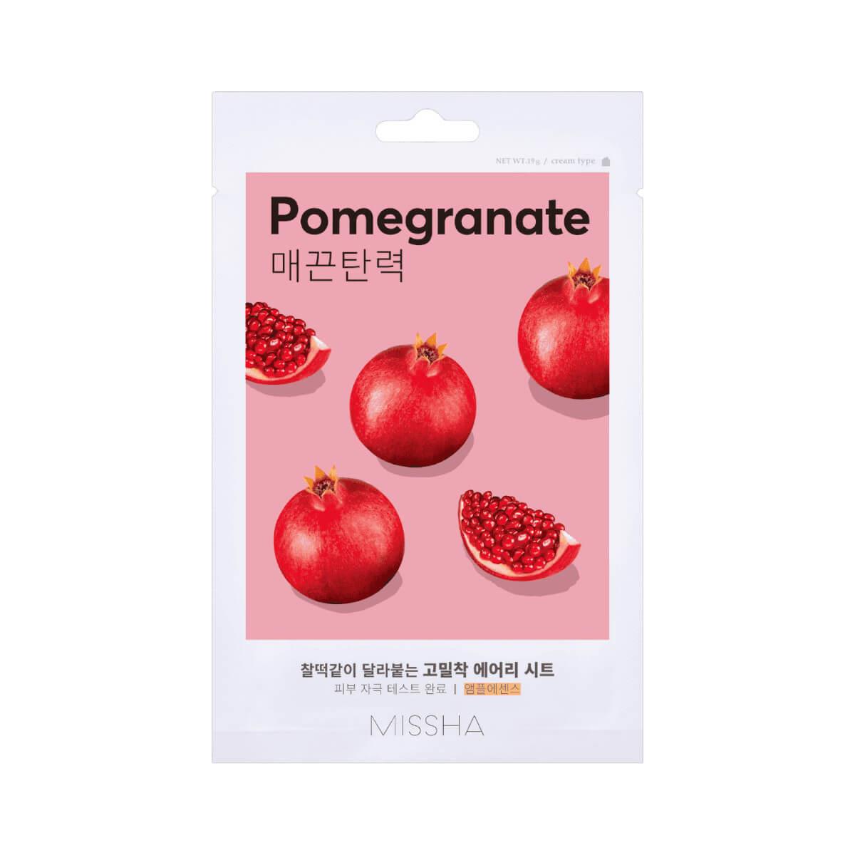 Airy fit sheet mask pomegranate 19g Missha Airy fit sheet mask pomegranate 19g Missha