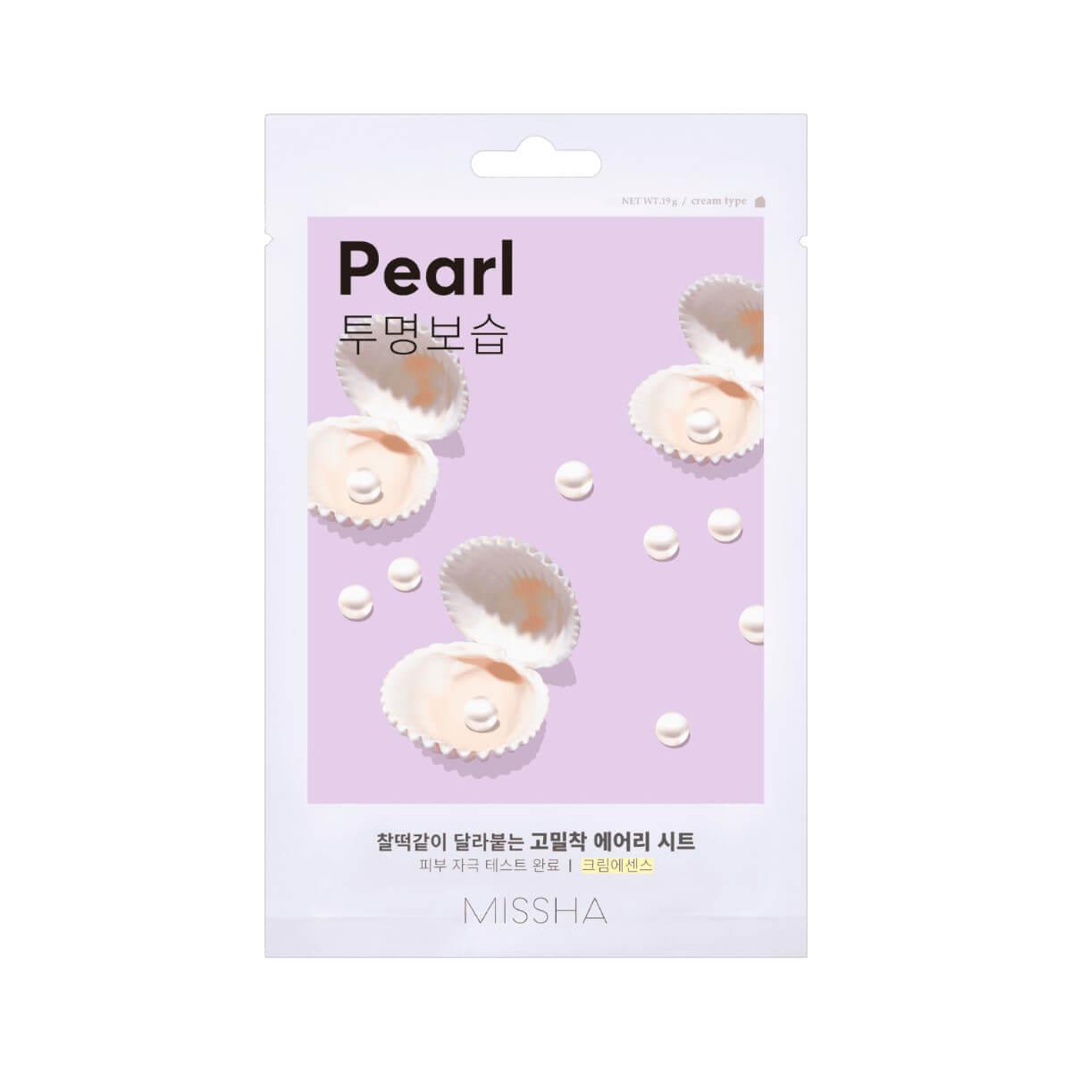 Airy fit sheet mask pearl 19g Missha