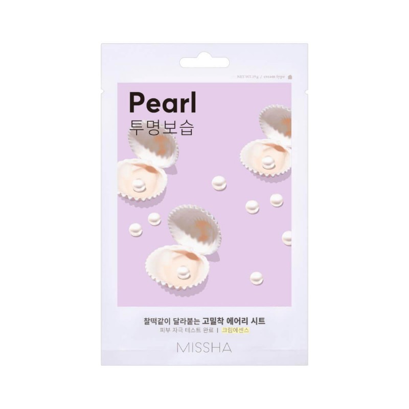 Airy fit sheet mask pearl 19g Missha