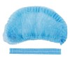 Blue Accordion Disposable Caps (100pcs)