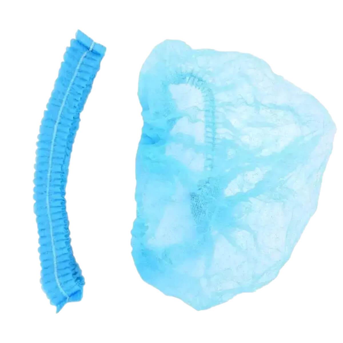 Blue Accordion Disposable Caps (100pcs)
