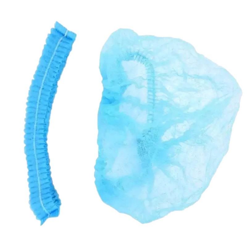 Blue Accordion Disposable Caps (100pcs)
