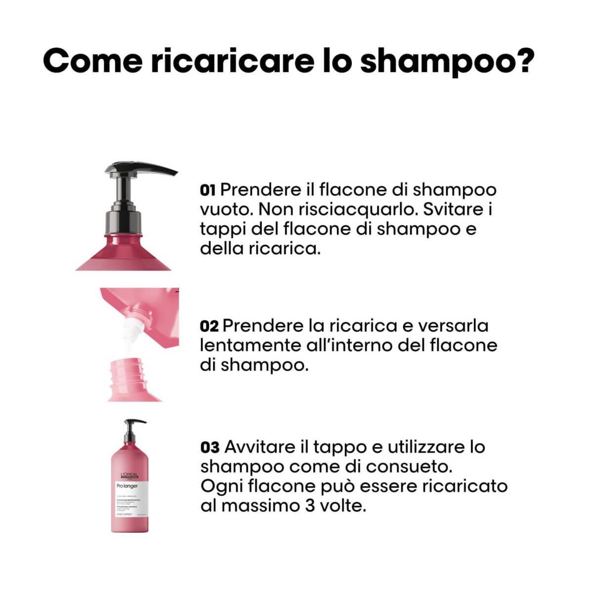 L’Oreal Serie Expert Pro Longer Shampoo Refil 1000ml