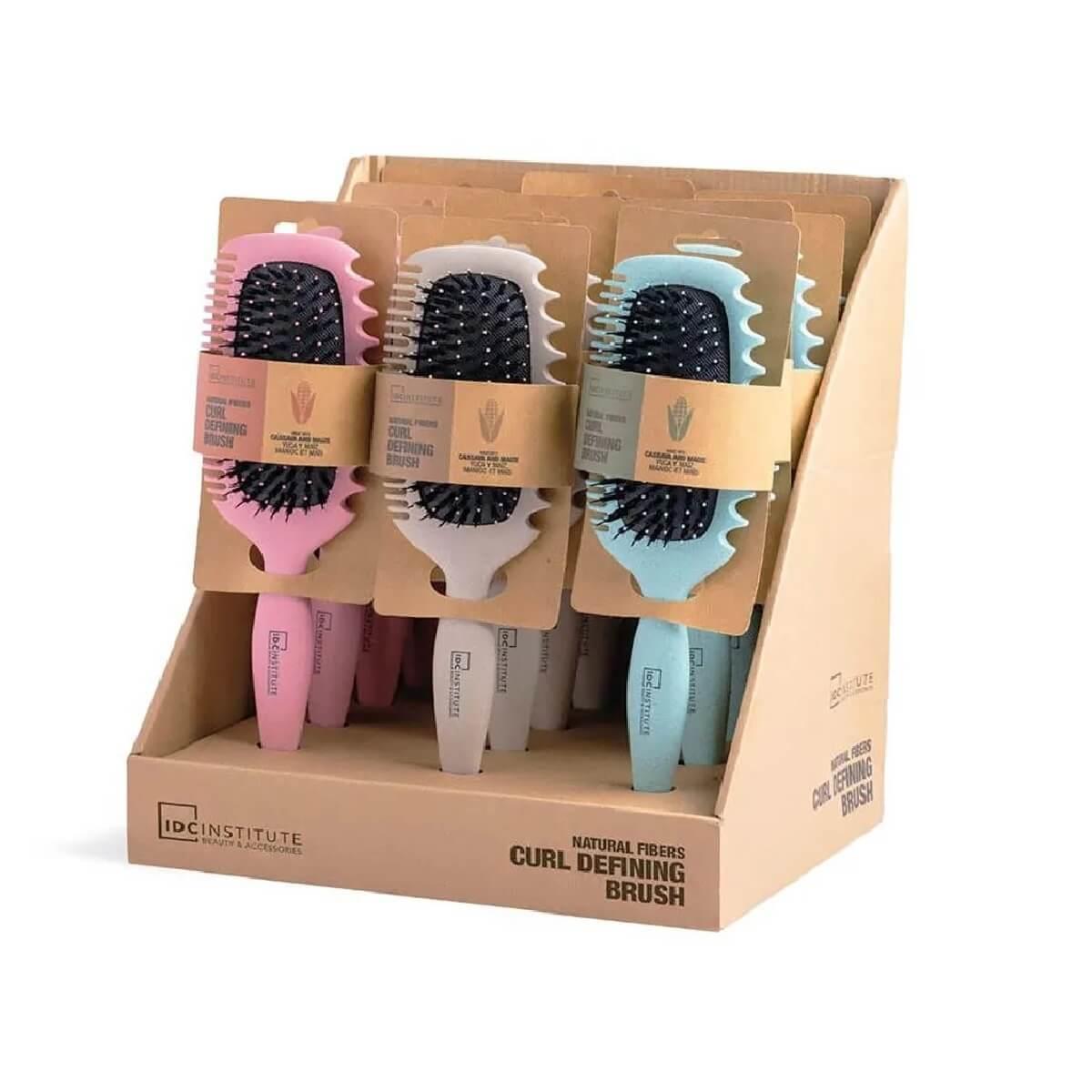 IDC Institute Natural Fibers Curl Defining Brush Beige