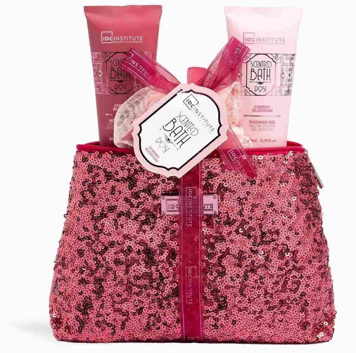 Idc institute scented bath rose wash bag 3 pcs