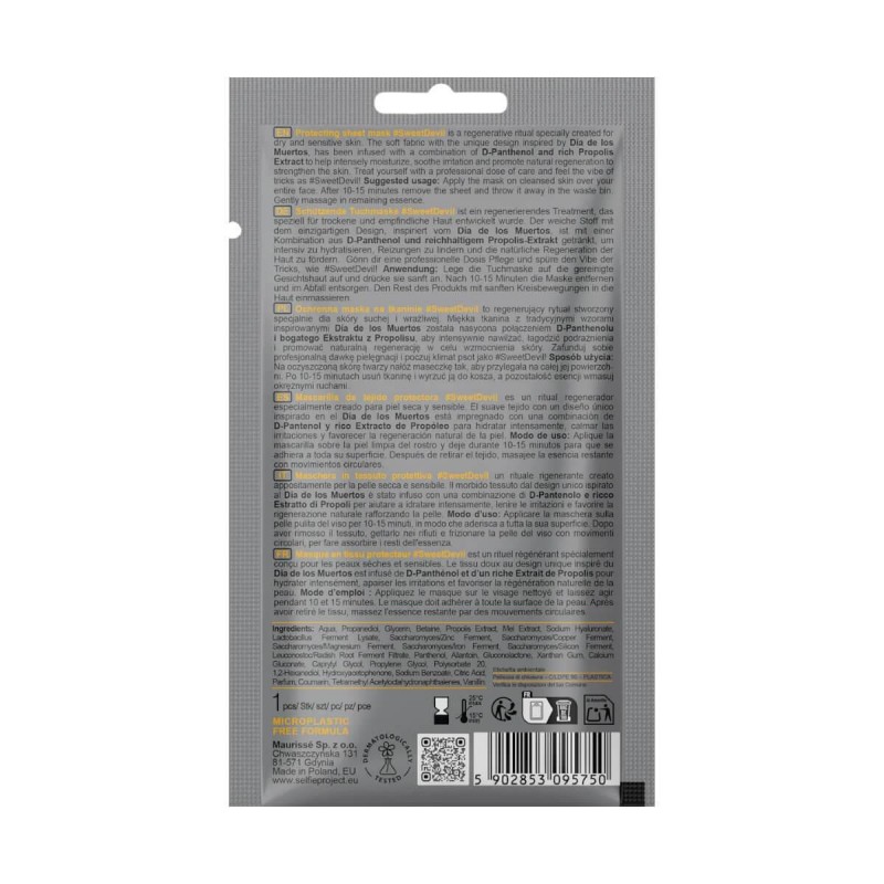 Protecting sheet mask SweetDevil Selfie Project