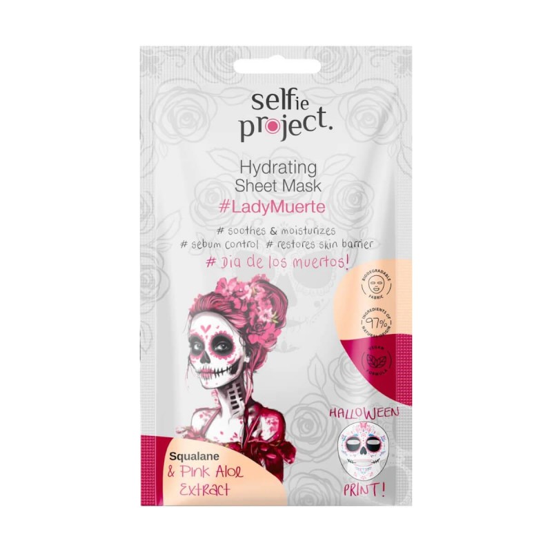 Hydrating sheet mask LadyMuerte Selfie Project