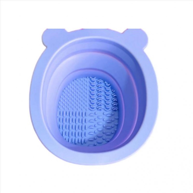 Collapsible Silicone Bowl for Cleaning Beauty Tools