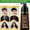 Dexe Argan Hair Color Shampoo - Dark Brown - 420ml