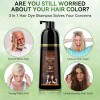 Dexe Argan Hair Color Shampoo - Dark Brown - 420ml