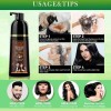 Dexe Argan Hair Color Shampoo - Dark Brown - 420ml