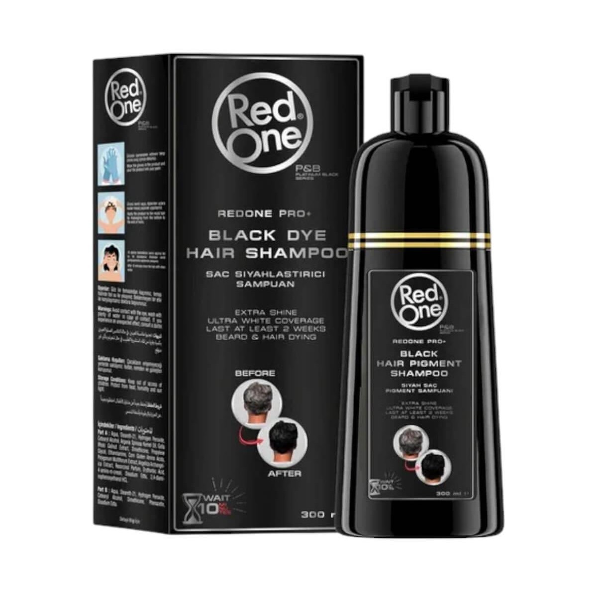 Black Hair Pigment Shampoo Red One 300ml