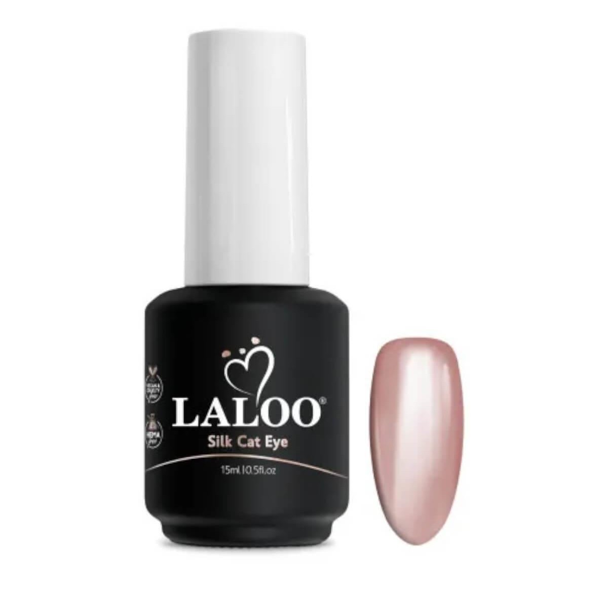 Semi-Permanent Nail Polish Laloo Silk Cat Eye 08 15ml
