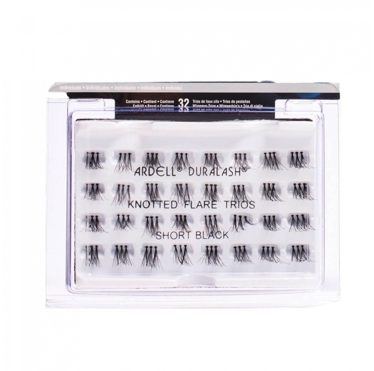 Ardell Knotted Flare Trios Black Eyelashes
