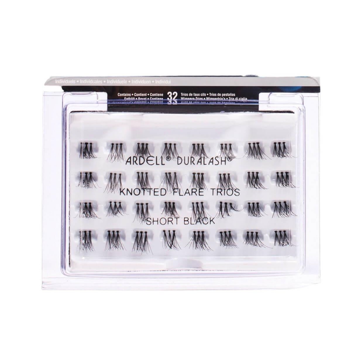 Ardell Knotted Flare Trios Black Eyelashes