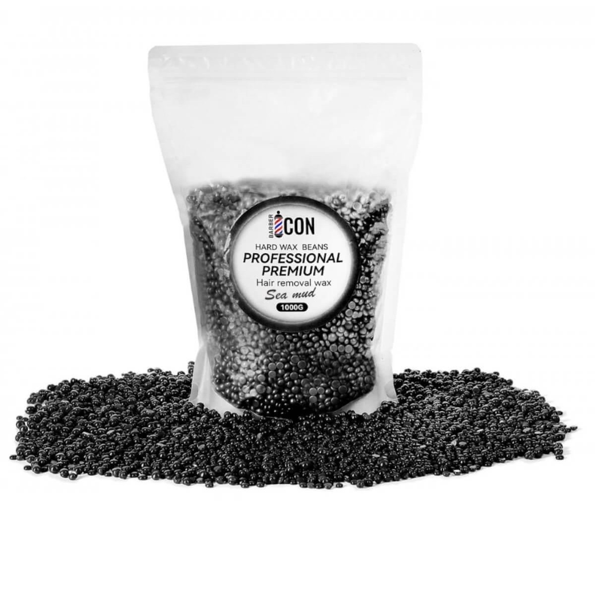 Hard Wax Beans Barber Icon Sea Mud 1000g