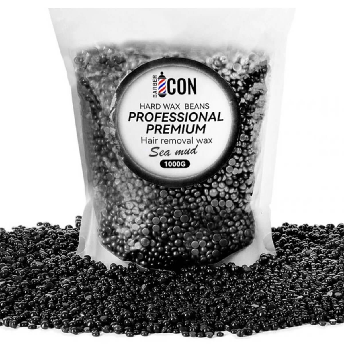 Hard Wax Beans Barber Icon Sea Mud 1000g
