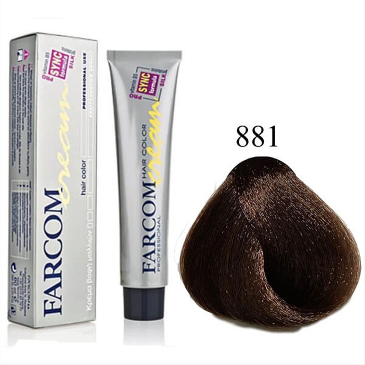 Hair Color Cream Farcom 881-60ml