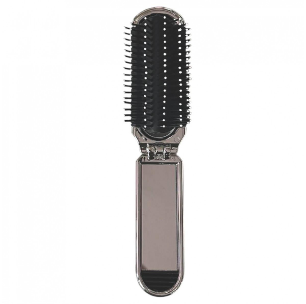 Cosmofan Foldable Travel Brush with Mirror