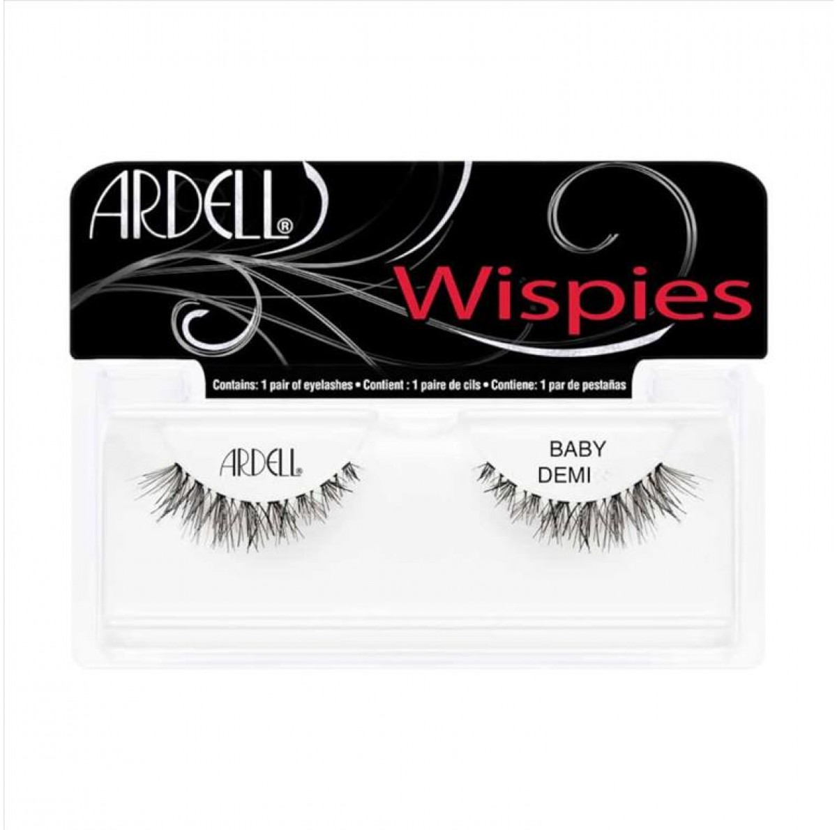 Full Lashes Natural Black Baby Demi Wispies Ardell