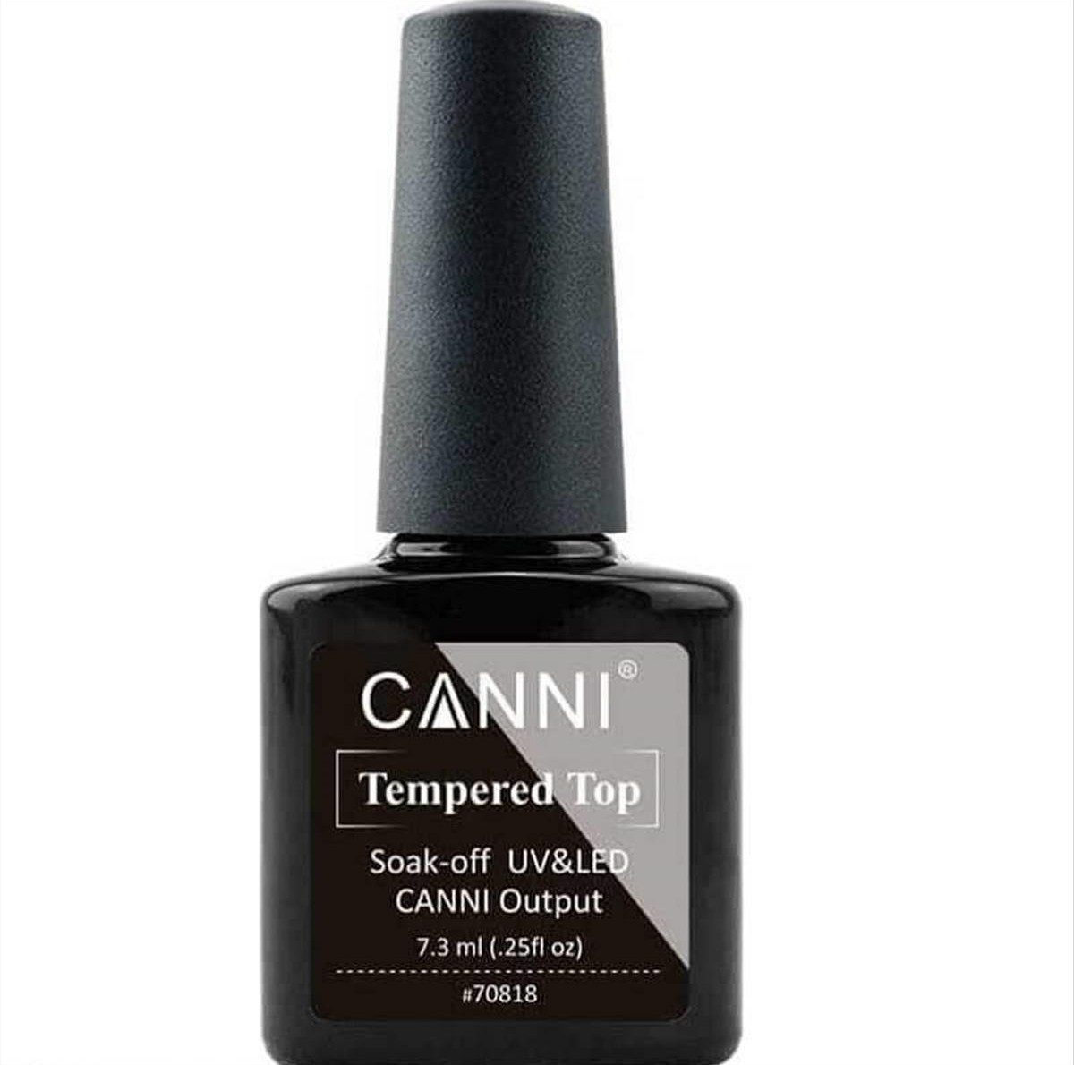 Canni Tempered  Top Coat  Soak Off 7.3ml