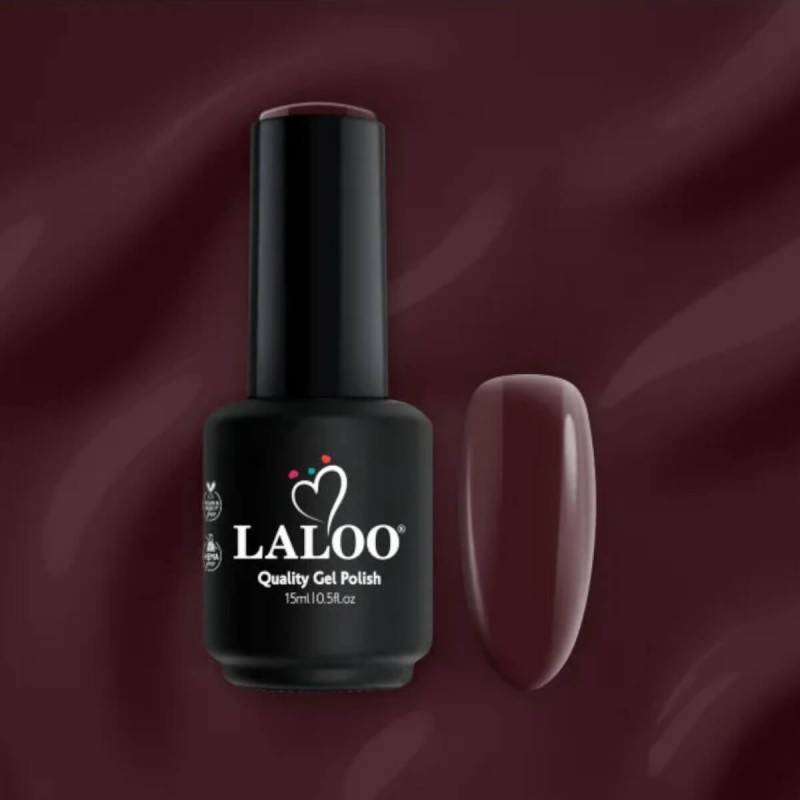 Semi-permanent gel polish 499 mahogany red 15ml Laloo