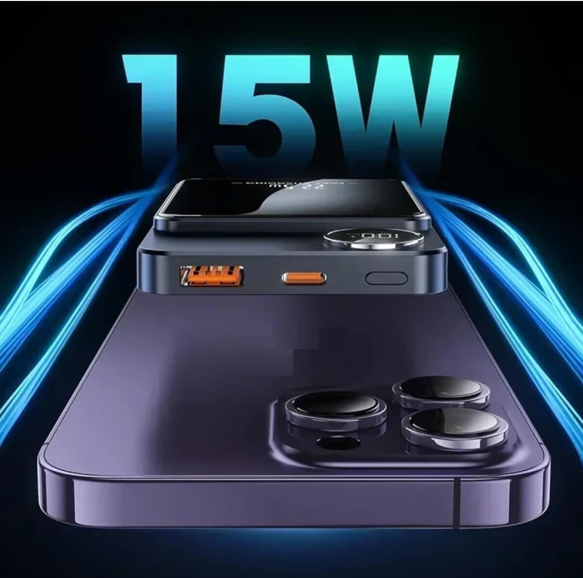 Μαγνητικό Powerbank ασύρματης φόρτισης  S111 White 15W Μαγνητικό Powerbank ασύρματης φόρτισης  S111 White 15W