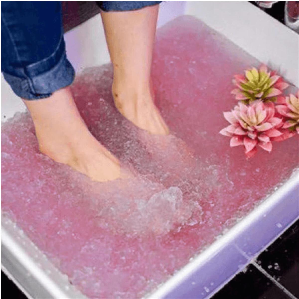 Άλλατα 2 Steps Crystal Jelly Pedicure Spa 50+50g Premium Quality Rose Άλλατα 2 Steps Crystal Jelly Pedicure Spa 50+50g Premium Quality Rose