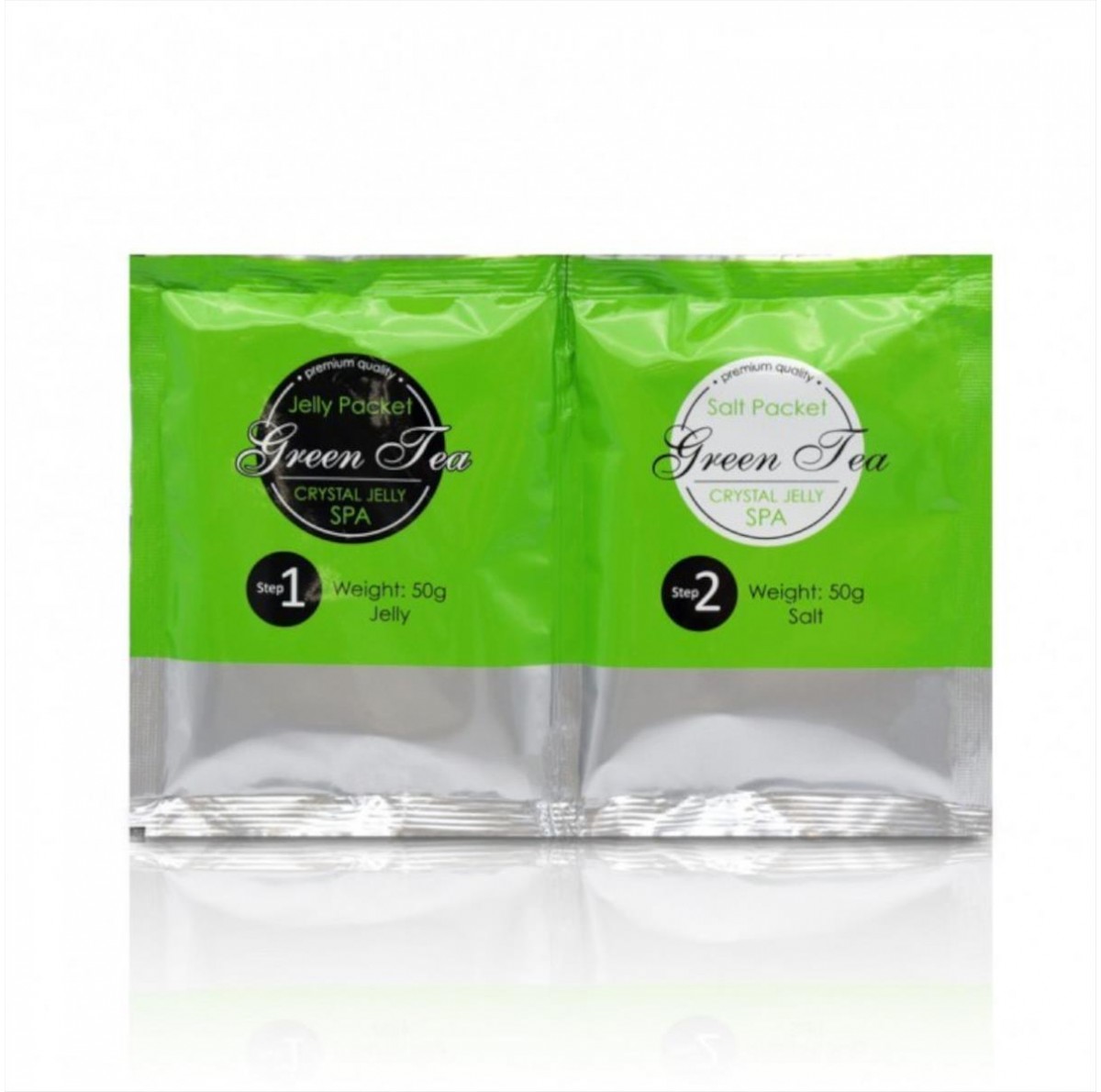 Σετ 2 StepsCrystal Jelly Salt Scrub 50+50gr Green Tea