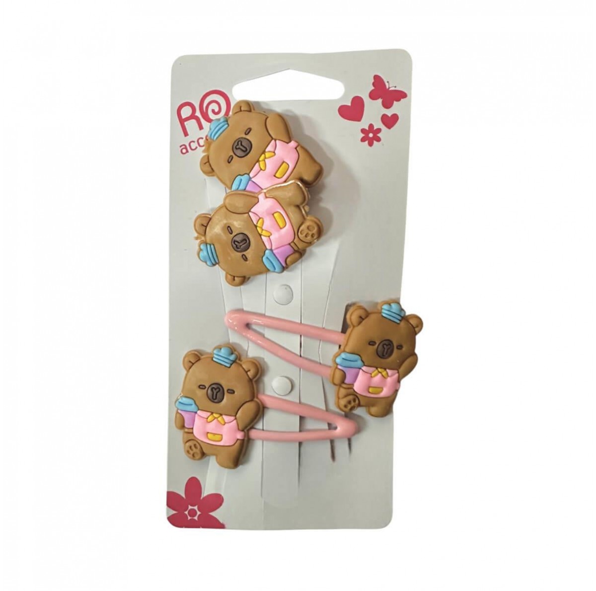 Children's Hair Clips & Scrunchies Set RoRo 4pcs