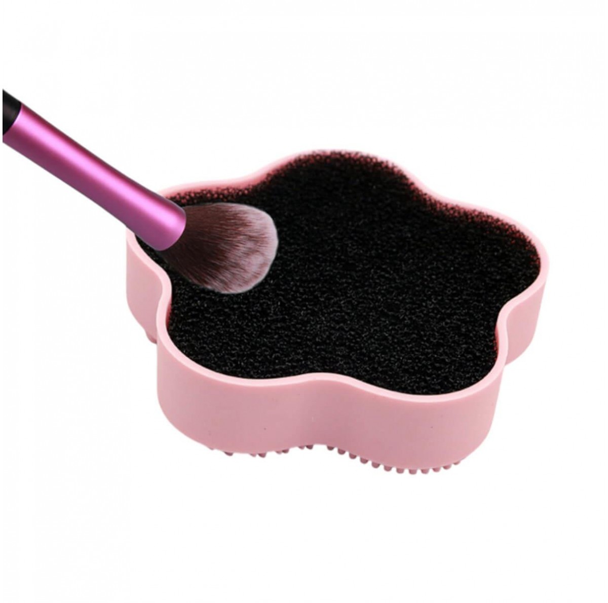 Brush cleaning silicone