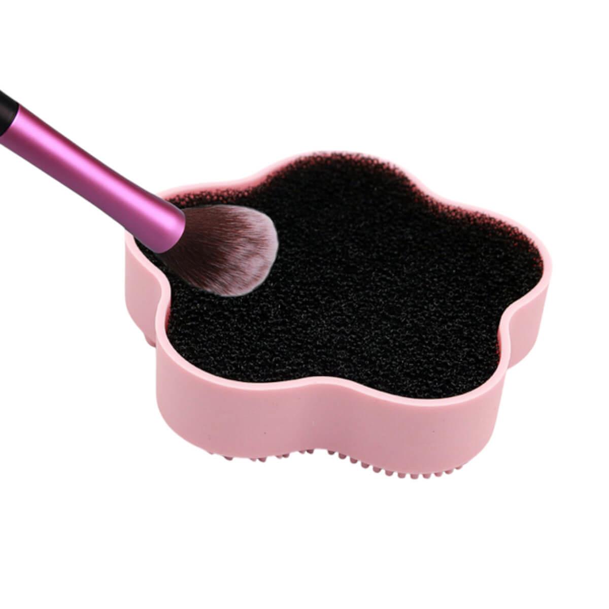 Brush cleaning silicone