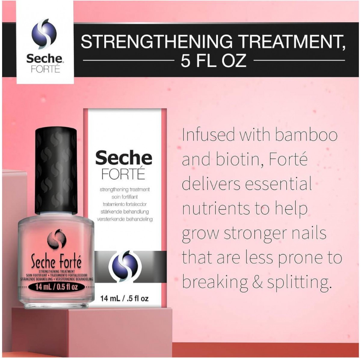 Forte Strengthening Treatment Base Coat 14ml Seche