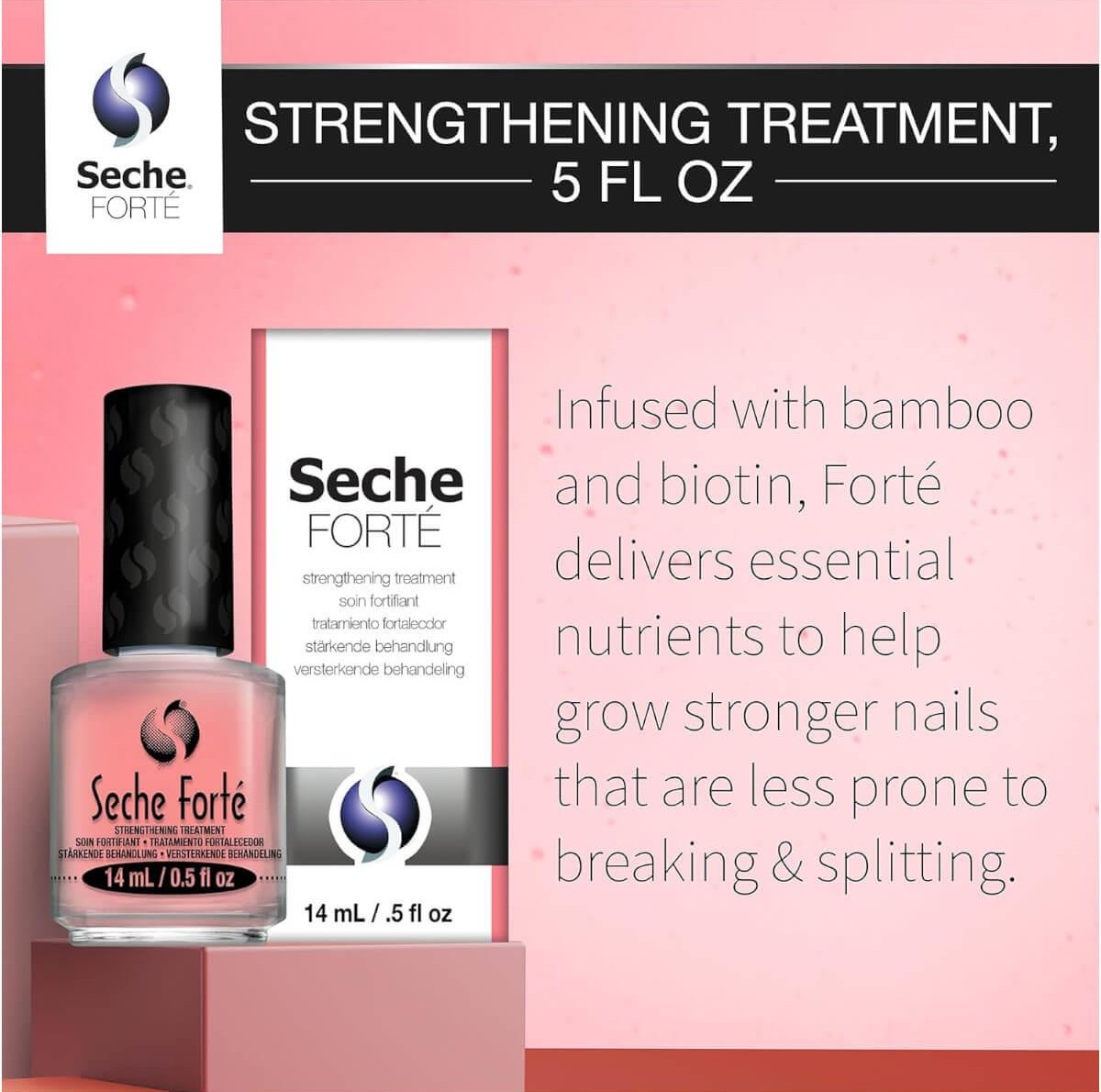 Forte Strengthening Treatment Base Coat 14ml Seche