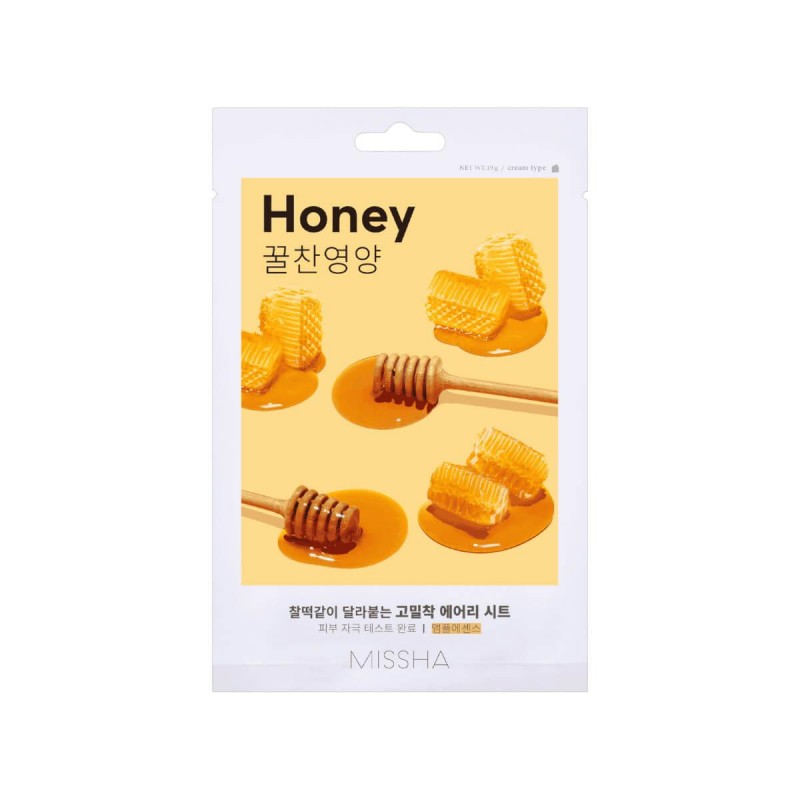 Airy fit sheet mask honey 19g Missha