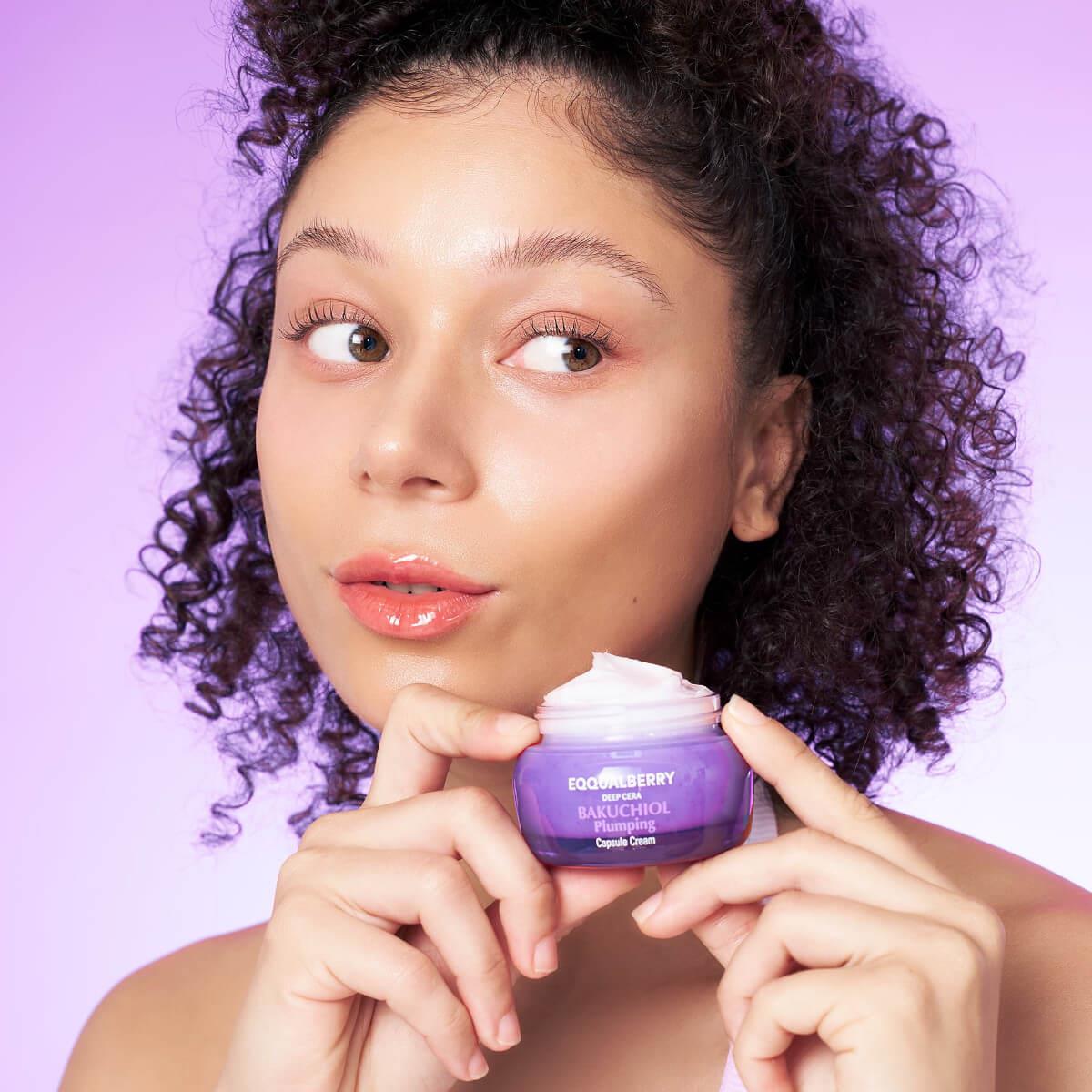 Bakuchiol plumping capsule cream 50ml Eqqualberry