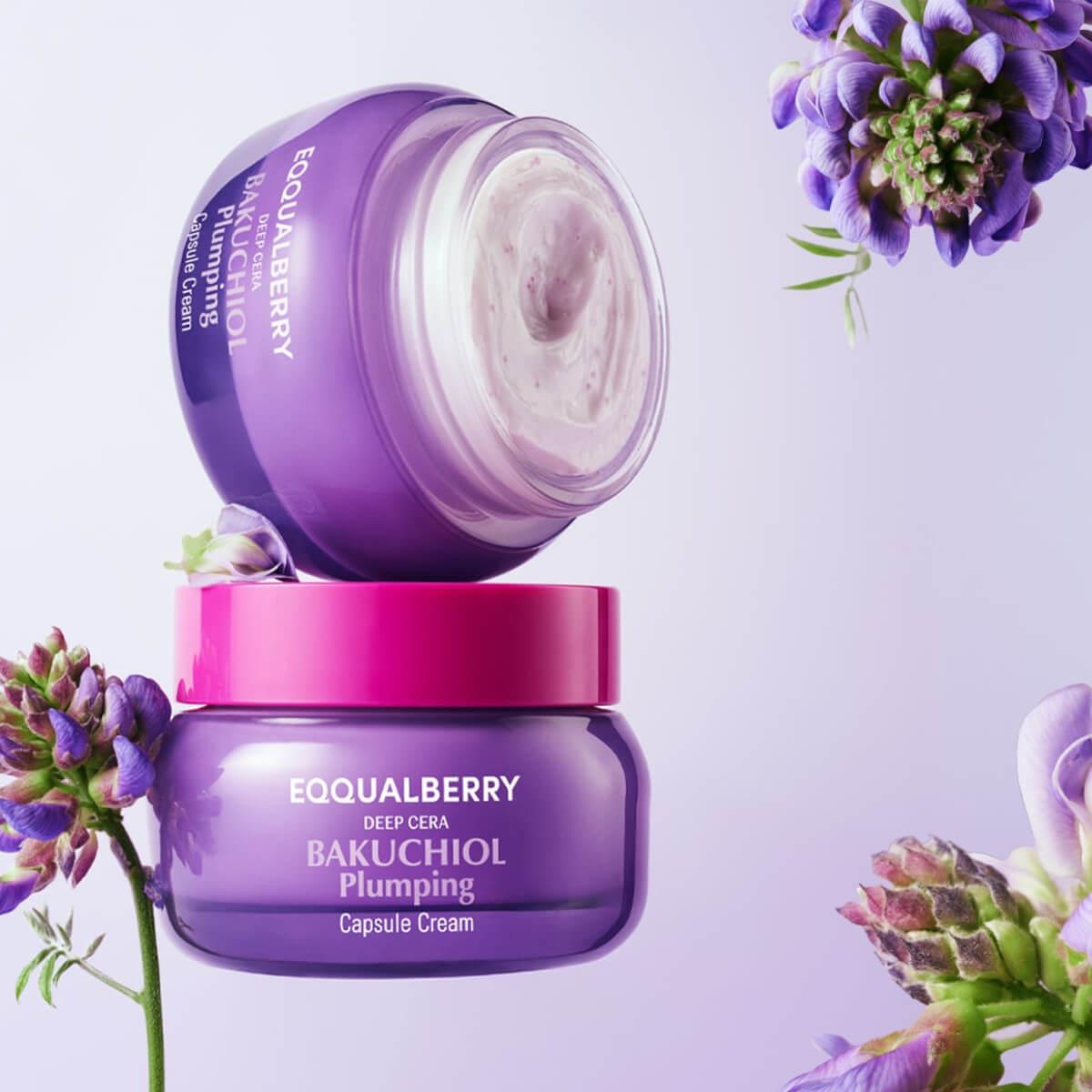 Bakuchiol plumping capsule cream 50ml Eqqualberry