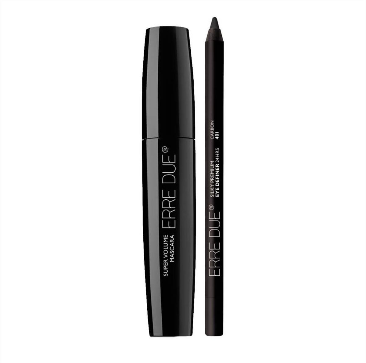 Black Eye Friday Silky Premium Eye Definer & Super Volume Mascara Erre Due