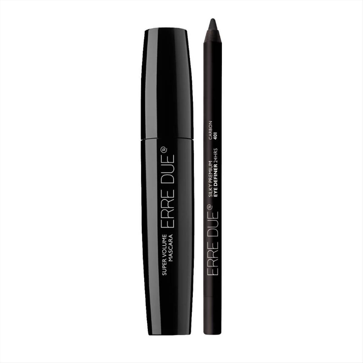 Black Eye Friday Silky Premium Eye Definer & Super Volume Mascara Erre Due