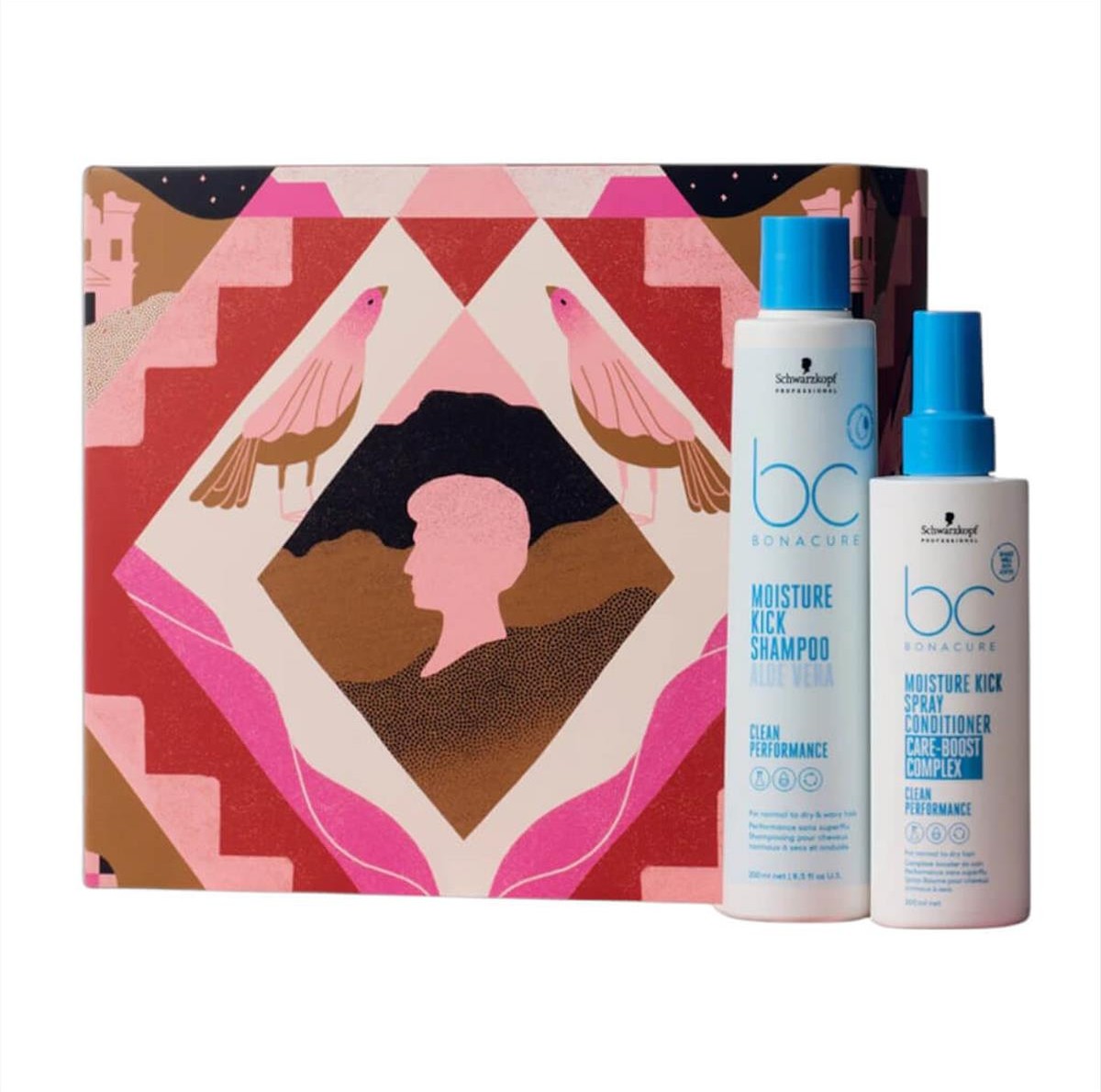 Schwarzkopf Bc Bonacure Moisture Kick Gift Box Shampoo 250ml & Spray Conditioner 200ml