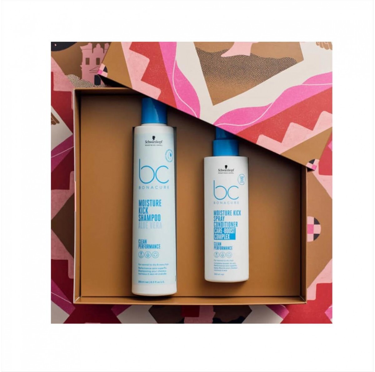 Schwarzkopf Bc Bonacure Moisture Kick Gift Box Shampoo 250ml & Spray Conditioner 200ml