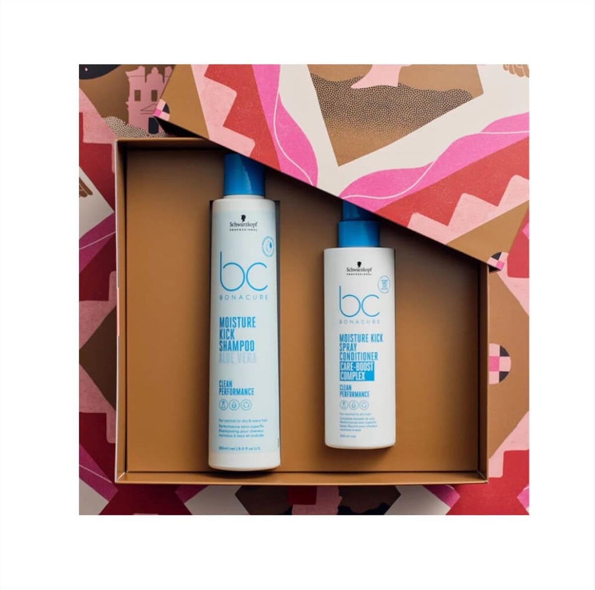 Schwarzkopf Bc Bonacure Moisture Kick Gift Box Shampoo 250ml & Spray Conditioner 200ml