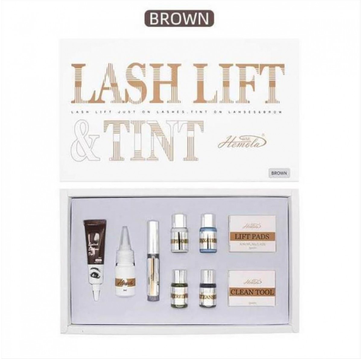 Lash Lifting & Tint Perming - Brown Hemola