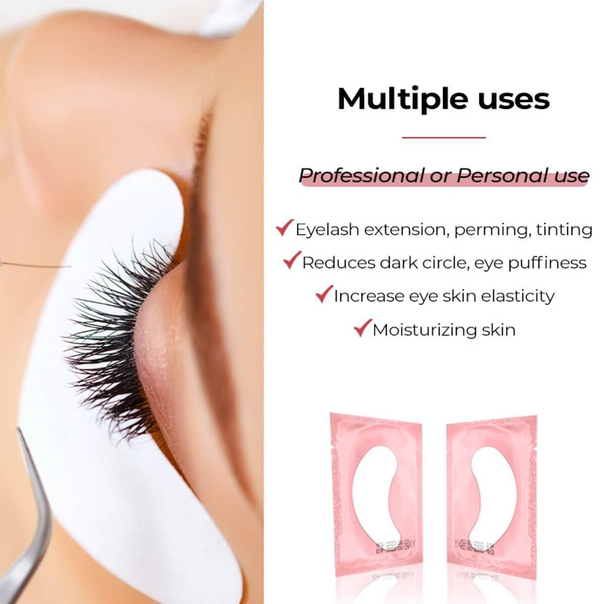 Gel Επιθέματα Ματιών για Βλεφαρίδες (Under Eye Gel Patches) 50pcs