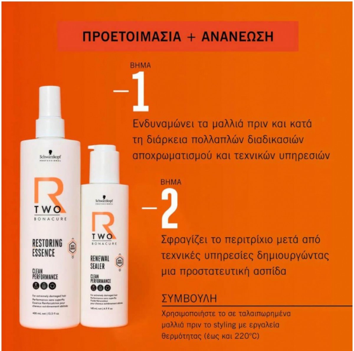 Schwarzkopf R-Two Bonacure Gift Box Shampoo 250ml & Sealer 145ml